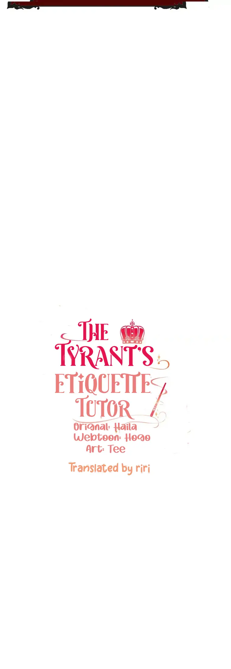 The Tyrant's Etiquette Tutor - Chapter 1