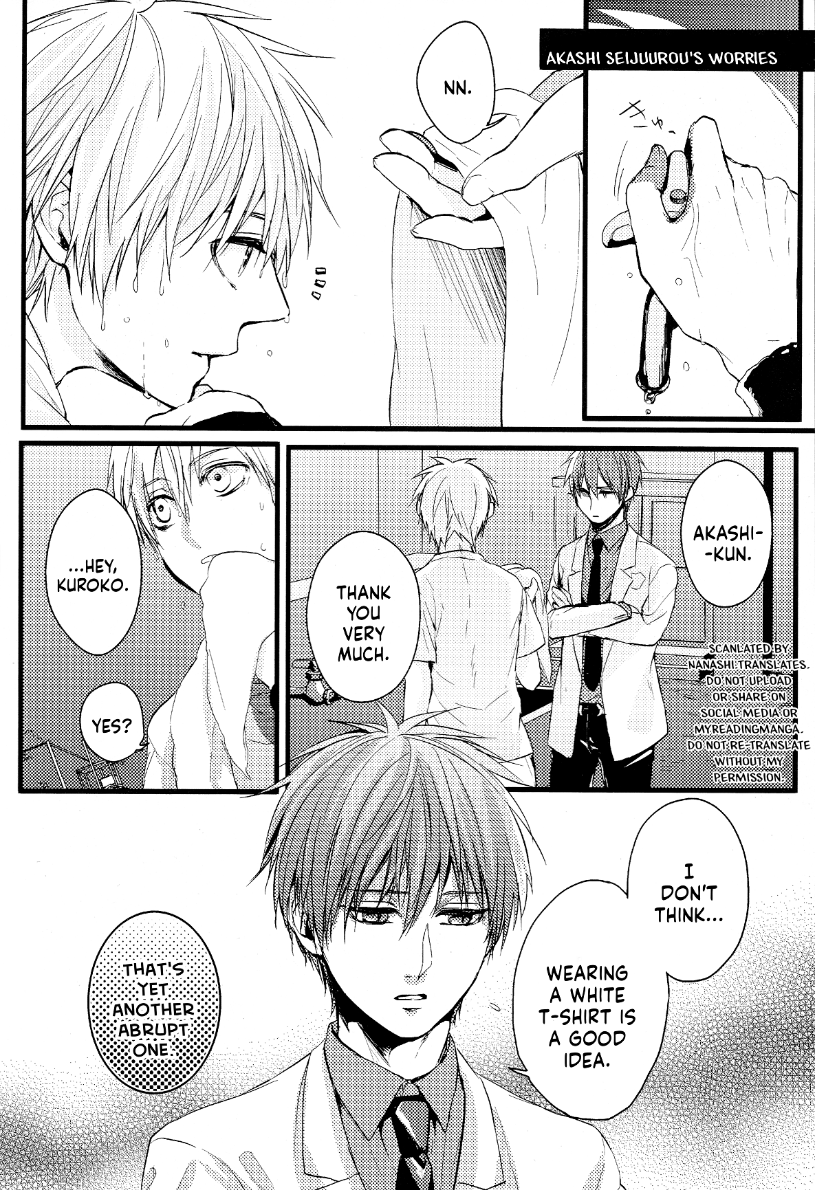 Kuroko No Basket - Sairoku Hon (Doujinshi) - Vol.1 Chapter 12: Extras