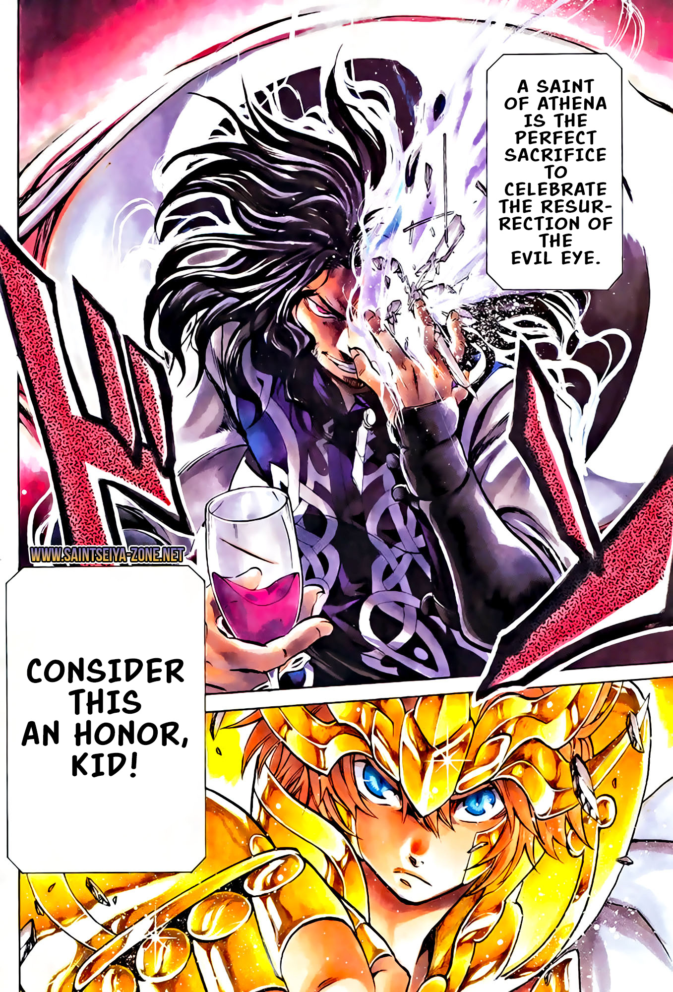 Saint Seiya - The Lost Canvas Gaiden - Vol.7 Chapter 2: Sorcerer Of Darkness And Envoy Of Light