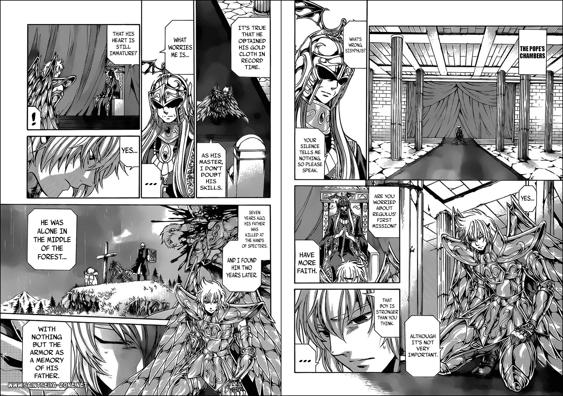 Saint Seiya - The Lost Canvas Gaiden - Vol.7 Chapter 2: Sorcerer Of Darkness And Envoy Of Light