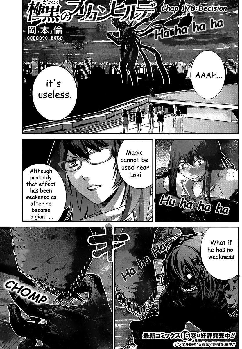 Gokukoku No Brynhildr - Chapter 178 : Decision