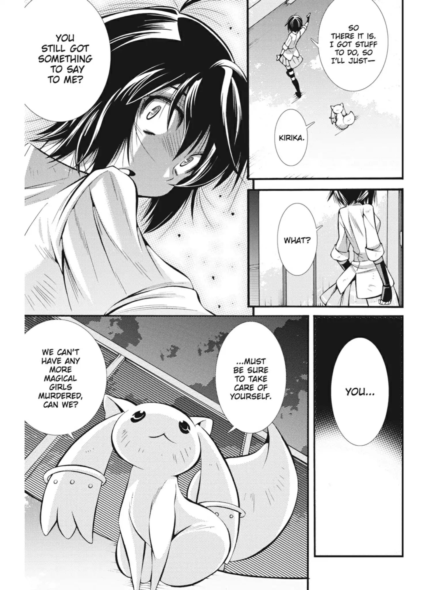 Puella Magi Oriko Magica: Sadness Prayer - Vol.3  Chapter 16: That's Why Onee-Chan Was Always Mad At Me!