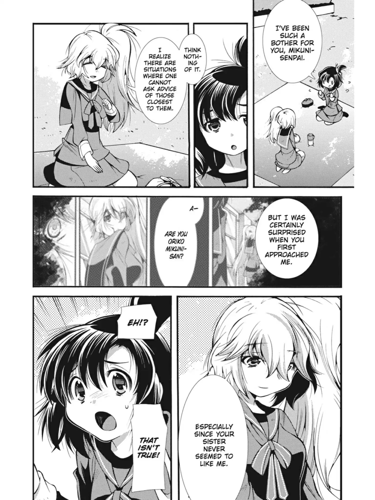 Puella Magi Oriko Magica: Sadness Prayer - Vol.3  Chapter 16: That's Why Onee-Chan Was Always Mad At Me!