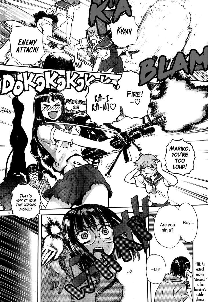 Sailor Fuku To Juusensha - Vol.3 Chapter 9 : Do The Ninjitsu! She S The One-Woman Army In A School Swimsuit