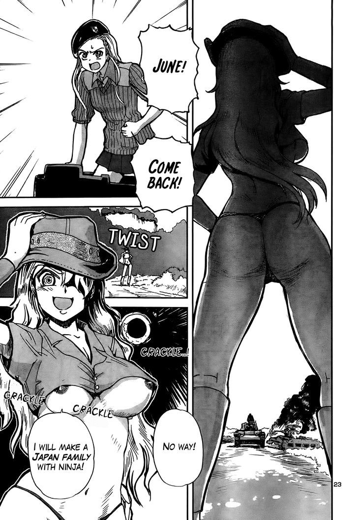 Sailor Fuku To Juusensha - Vol.3 Chapter 9 : Do The Ninjitsu! She S The One-Woman Army In A School Swimsuit