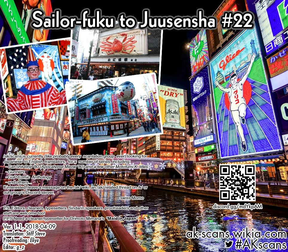 Sailor Fuku To Juusensha - Chapter 22