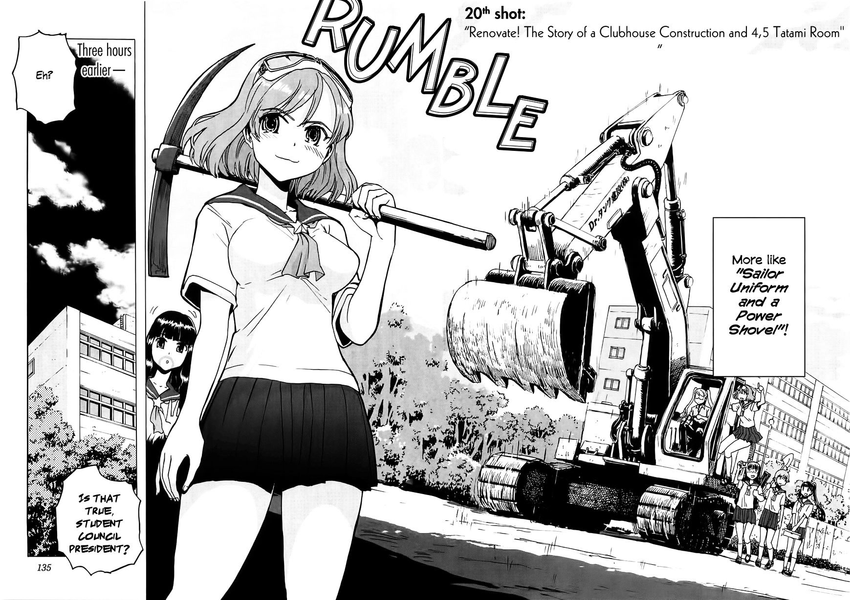 Sailor Fuku To Juusensha - Chapter 20 : “Renovate! The Story Of A Clubhouse Construction And 4,5 Tatami Ro...