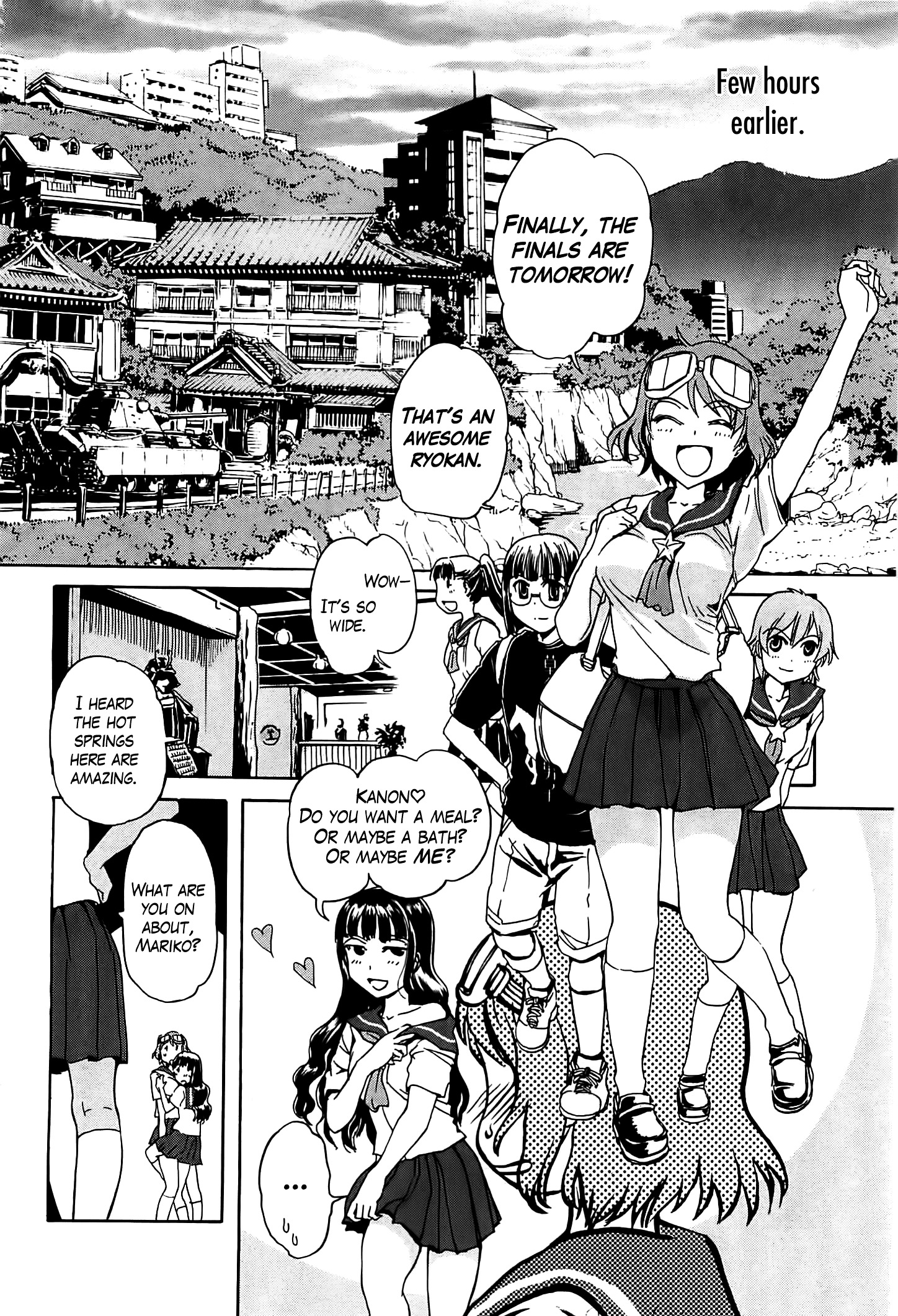 Sailor Fuku To Juusensha - Vol.4 Chapter 16 : Take A Bath! The Road To Women S Bath Is A Road To Valhalla?