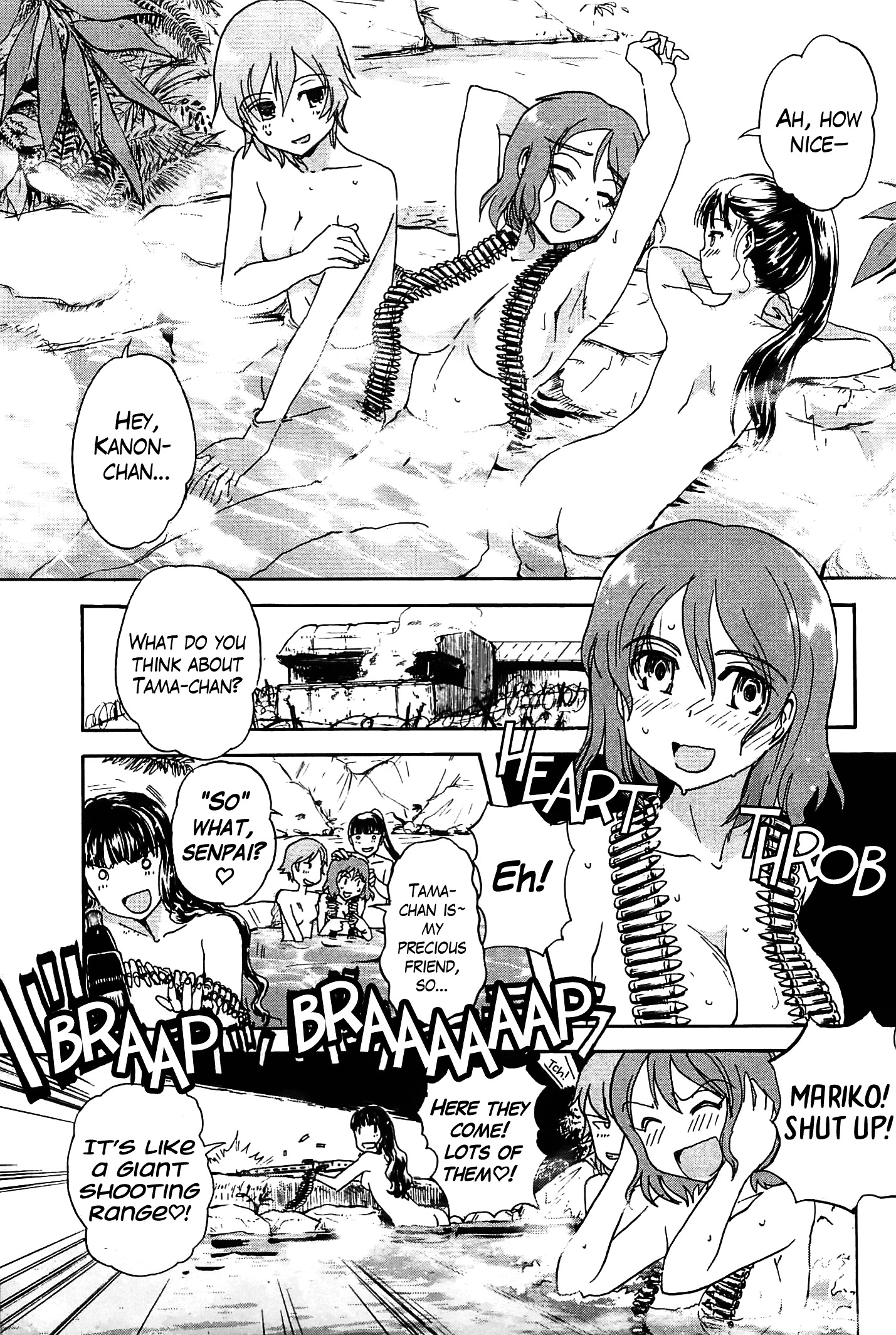 Sailor Fuku To Juusensha - Vol.4 Chapter 16 : Take A Bath! The Road To Women S Bath Is A Road To Valhalla?