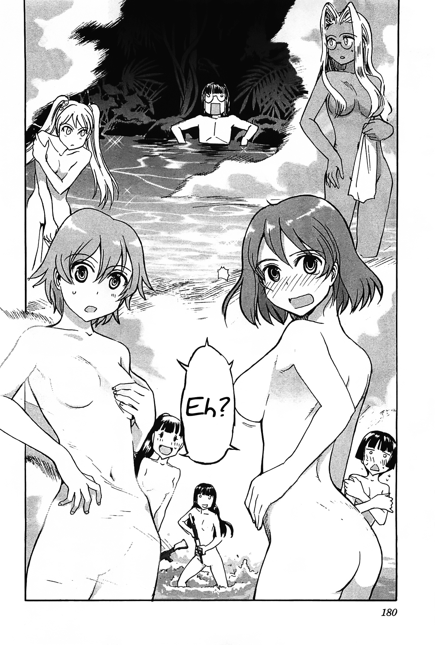 Sailor Fuku To Juusensha - Vol.4 Chapter 16 : Take A Bath! The Road To Women S Bath Is A Road To Valhalla?