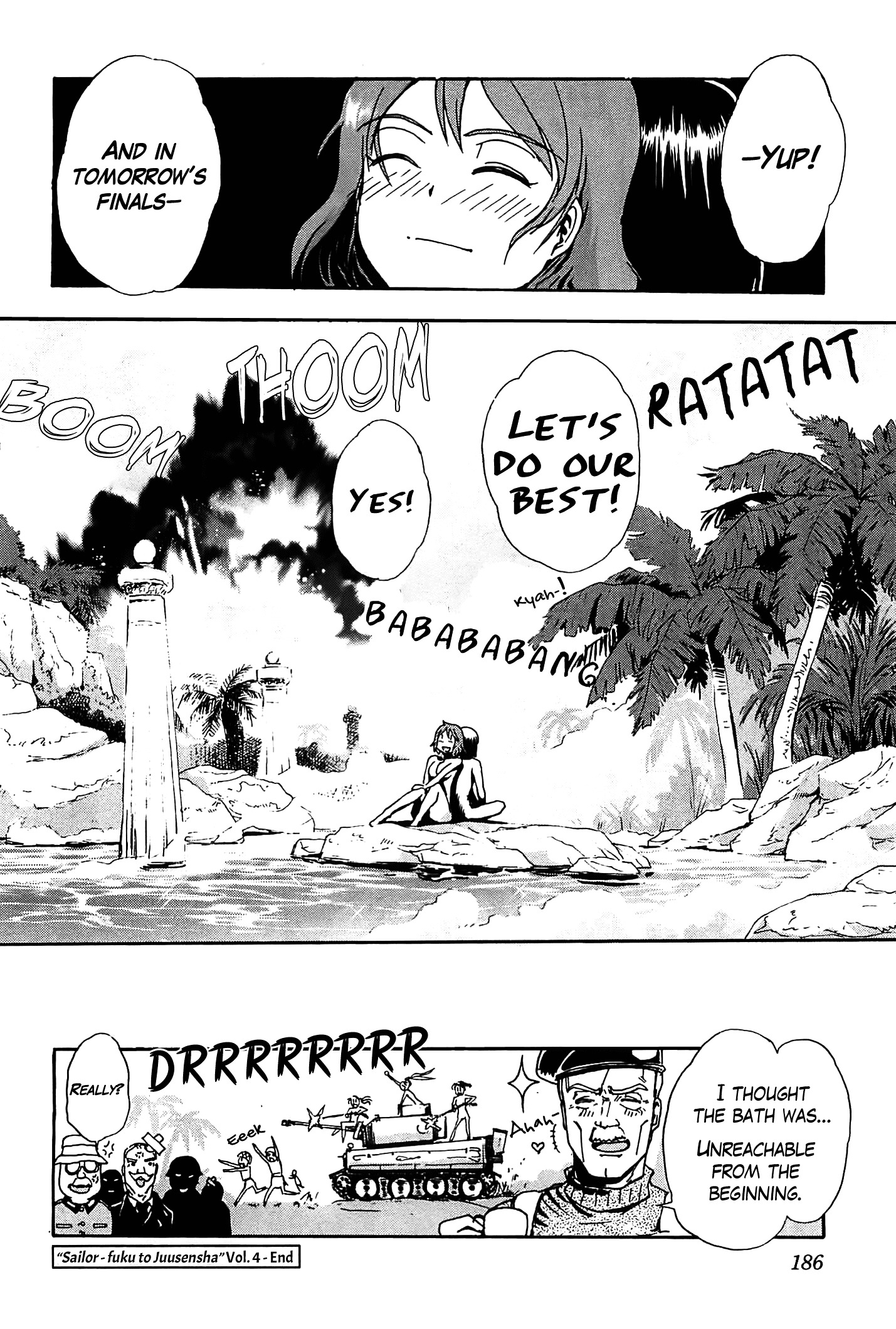 Sailor Fuku To Juusensha - Vol.4 Chapter 16 : Take A Bath! The Road To Women S Bath Is A Road To Valhalla?