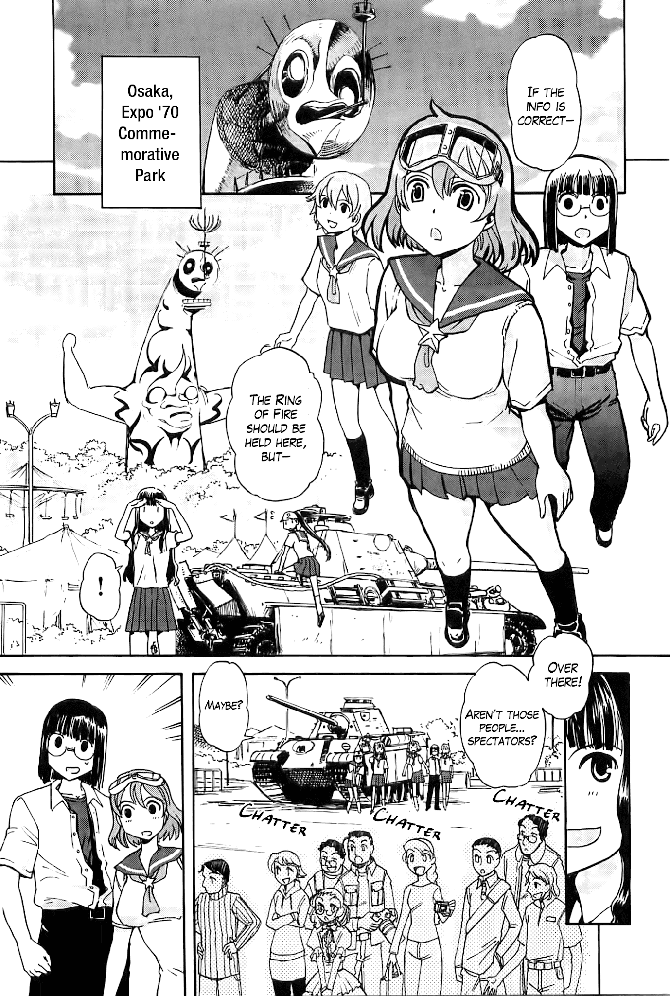 Sailor Fuku To Juusensha - Chapter 25: See It Through! The Strongest Tank Brigade In Osaka