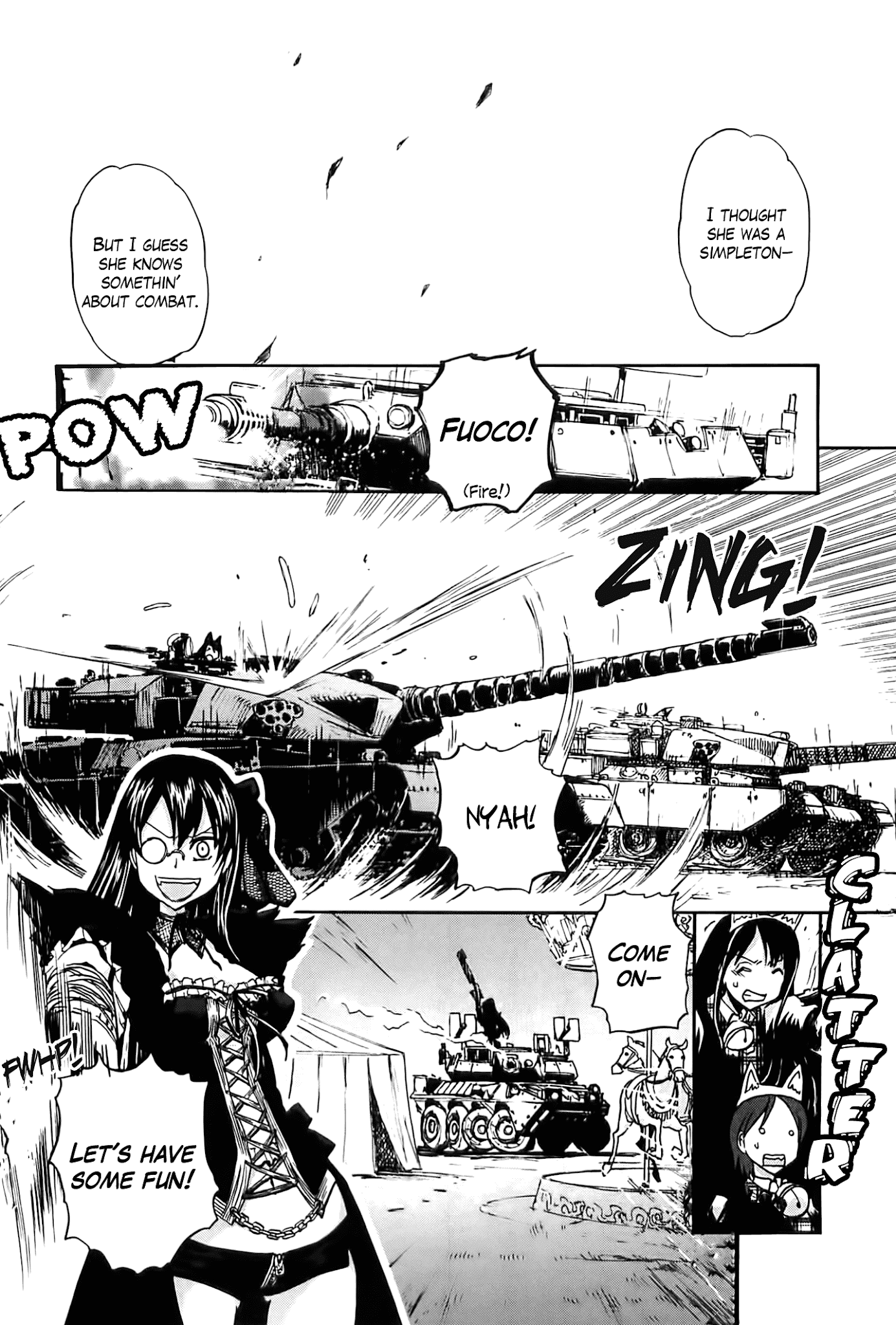 Sailor Fuku To Juusensha - Chapter 25: See It Through! The Strongest Tank Brigade In Osaka