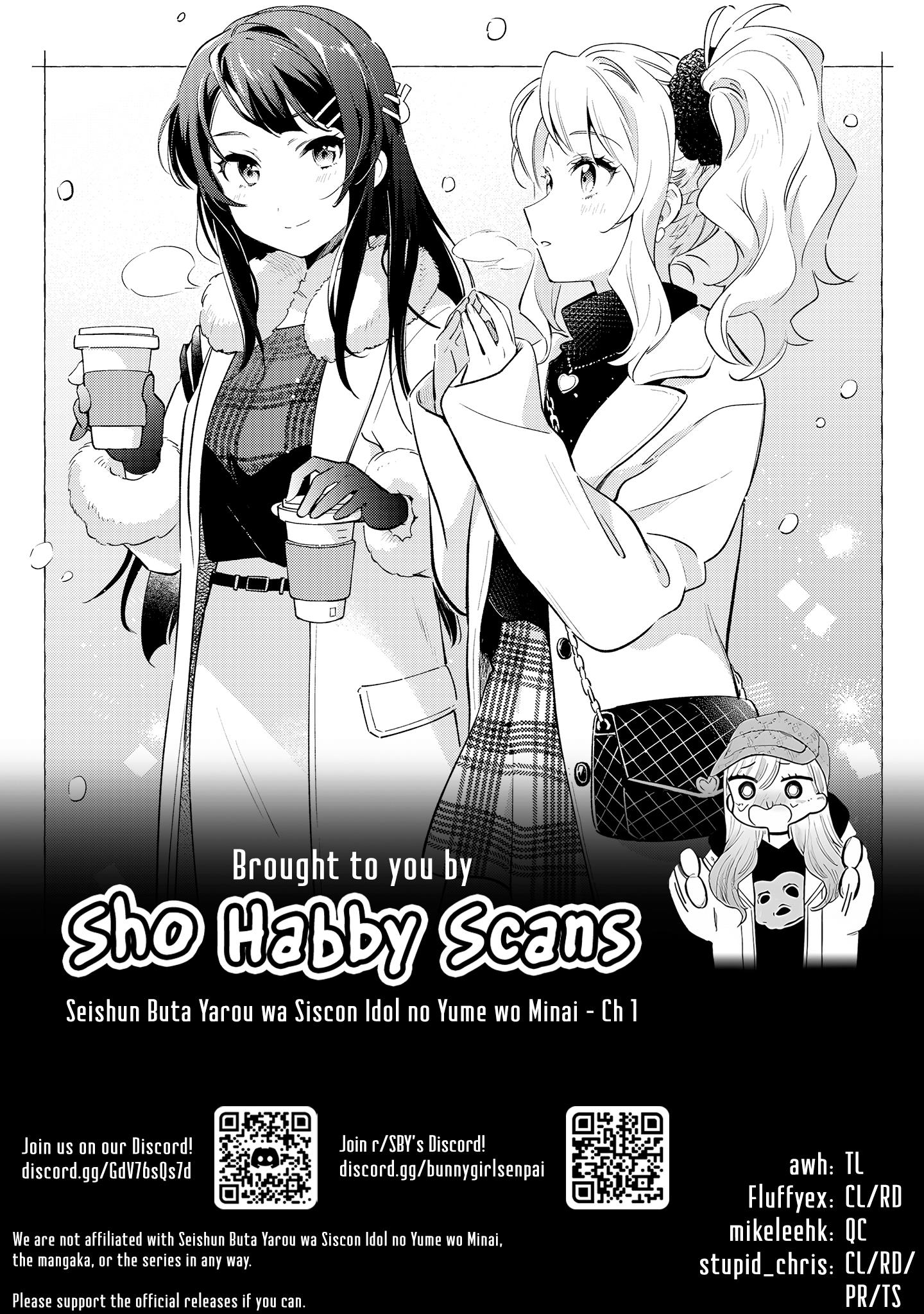 Rascal Does Not Dream Of Siscon Idol - Chapter 1