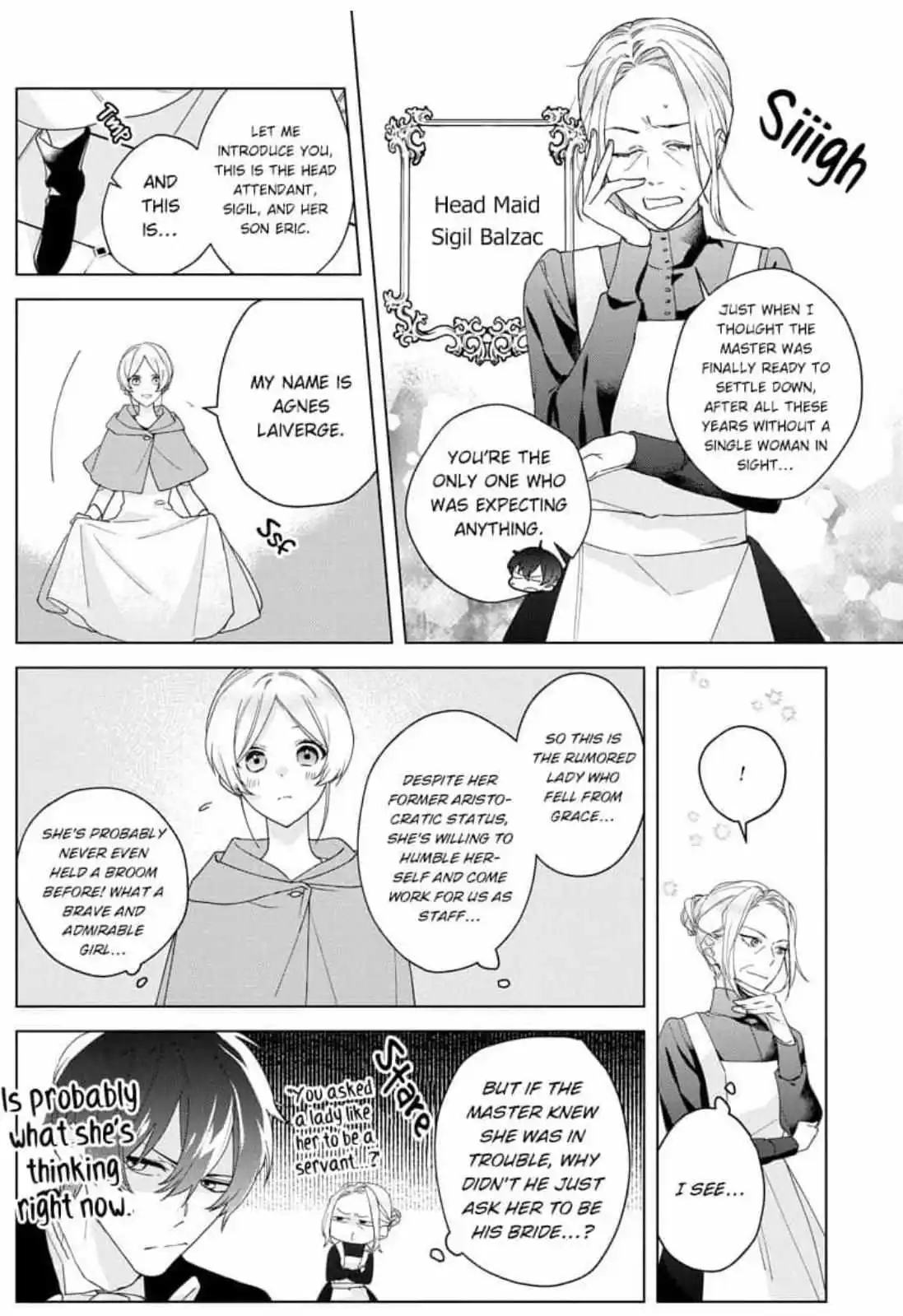 The Daughter Of A Fallen Aristocrat Becomes The Poor Knight's Maidservant/Official - Chapter 2