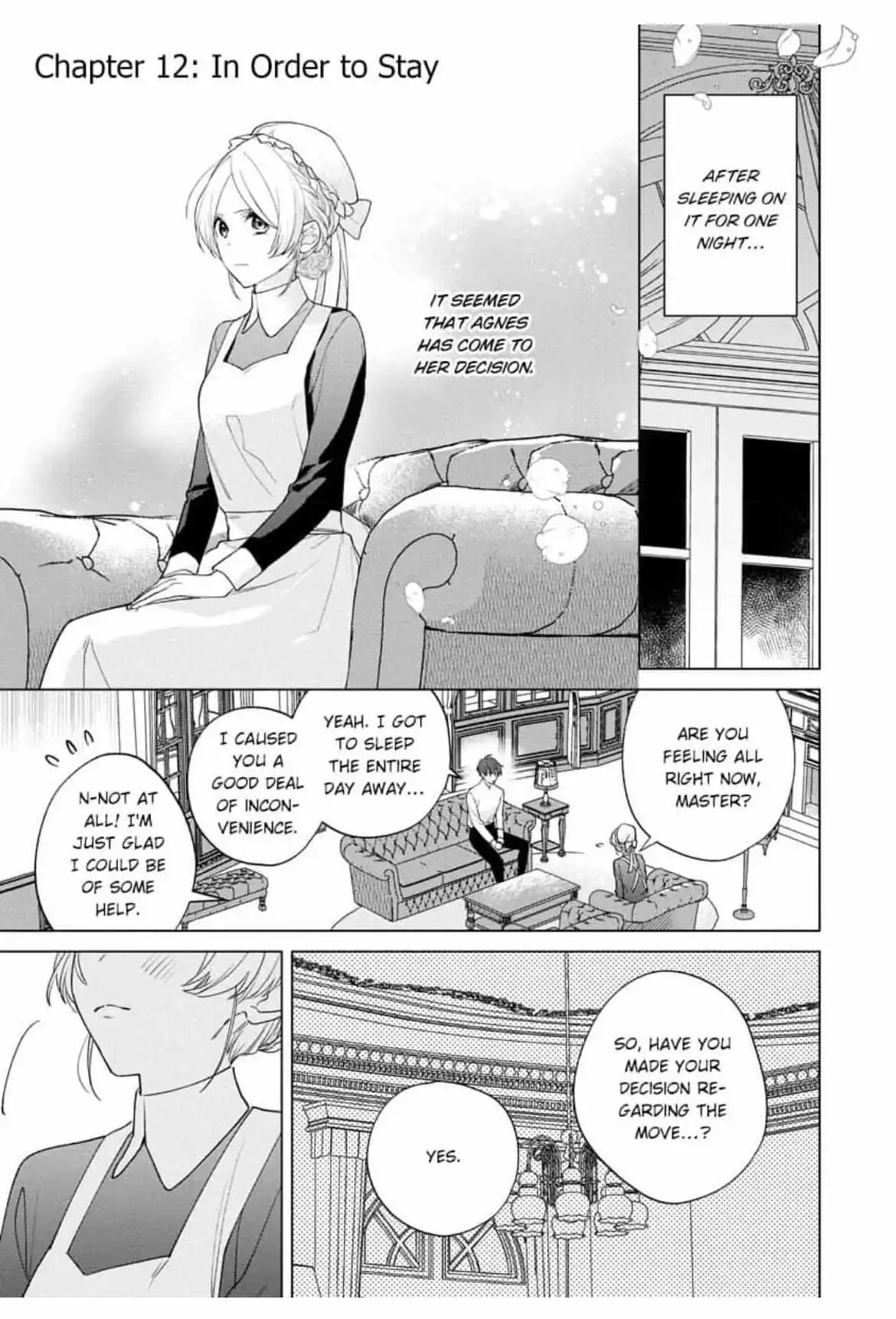 The Daughter Of A Fallen Aristocrat Becomes The Poor Knight's Maidservant/Official - Chapter 12