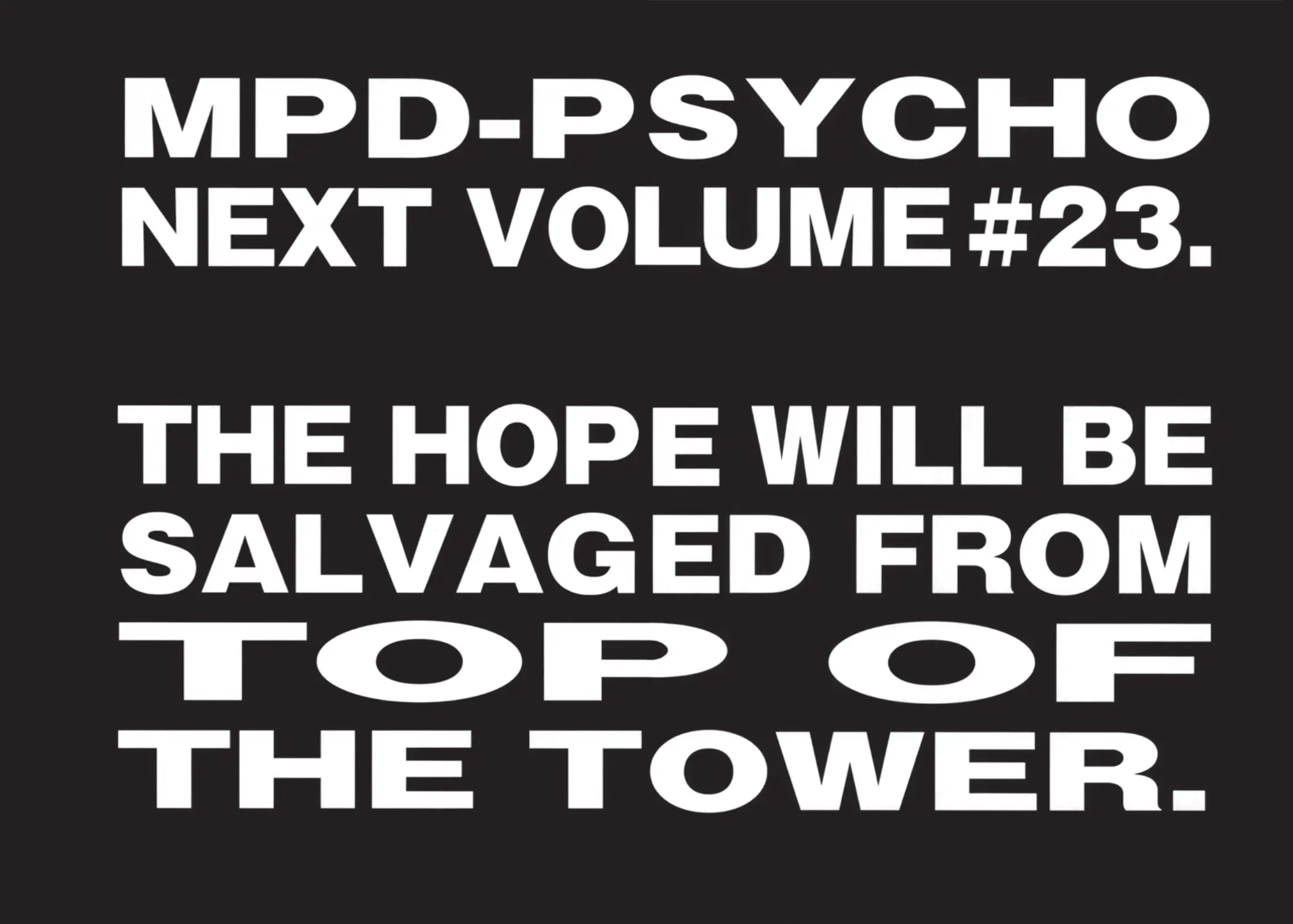 Mpd Psycho - Vol.22 Chapter 138: Get Up Lucy