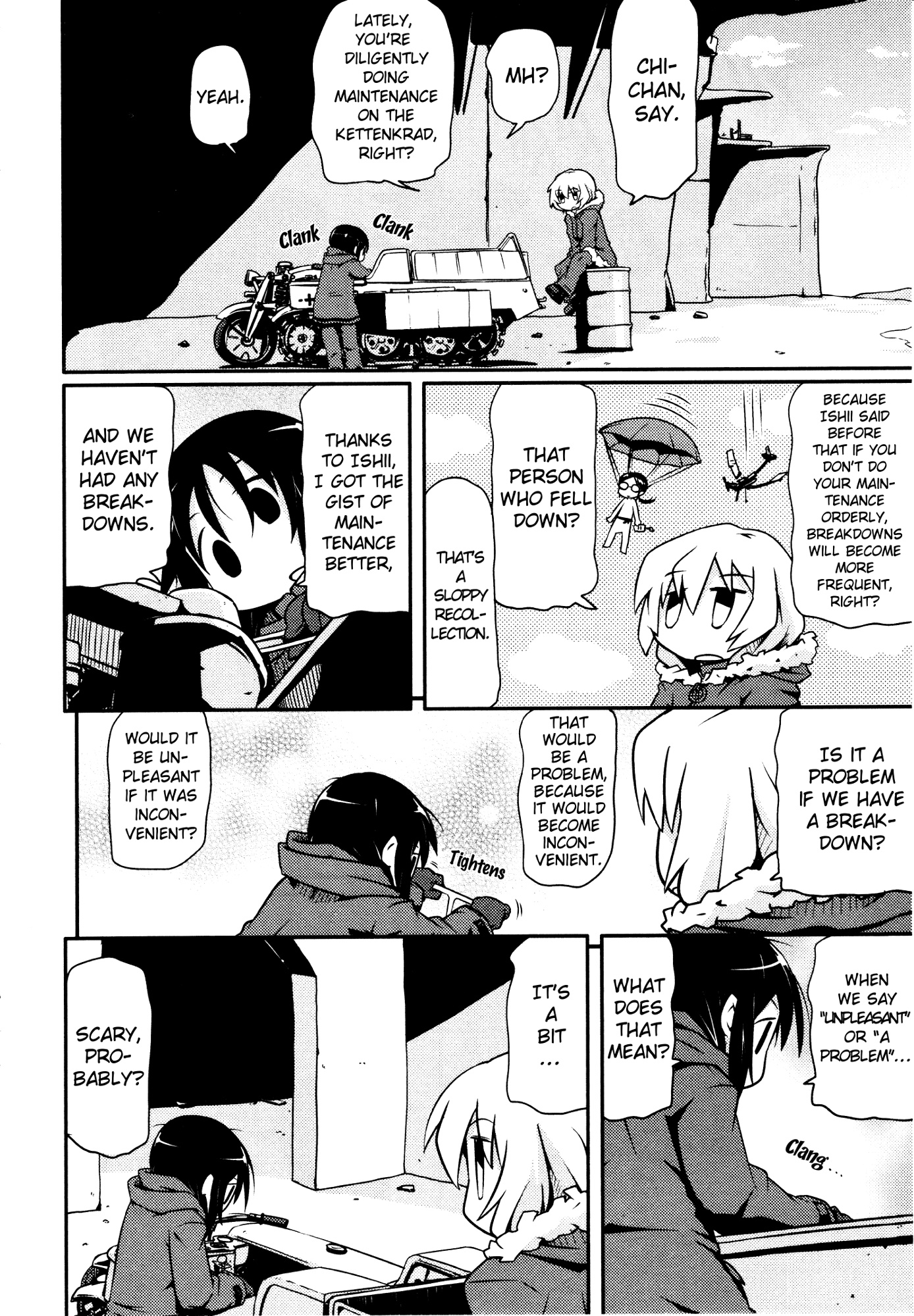 Girls' Last Tour Official Anthology Comic - Chapter 17: A Chain For Two People - Takanaga Kouhei