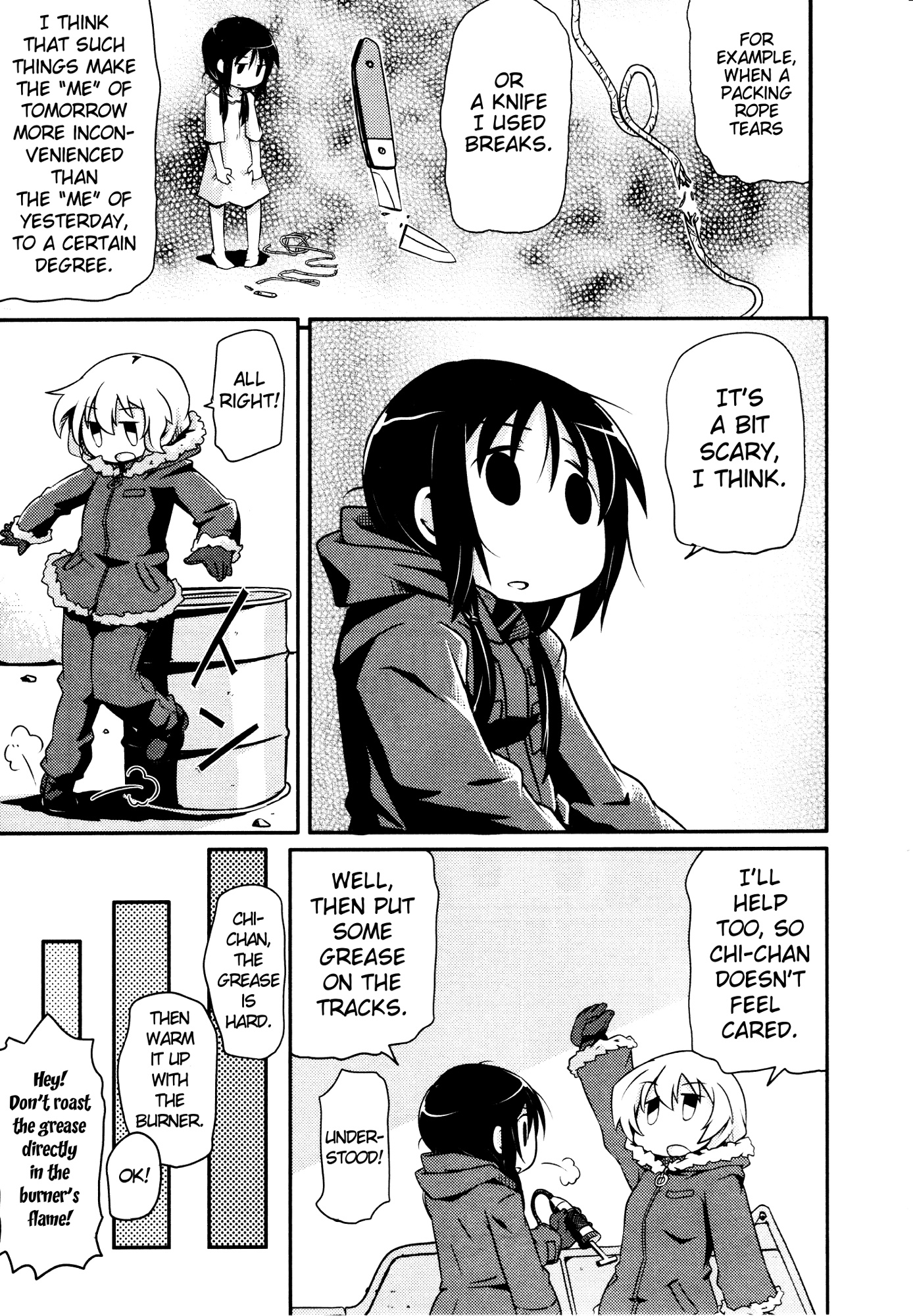 Girls' Last Tour Official Anthology Comic - Chapter 17: A Chain For Two People - Takanaga Kouhei