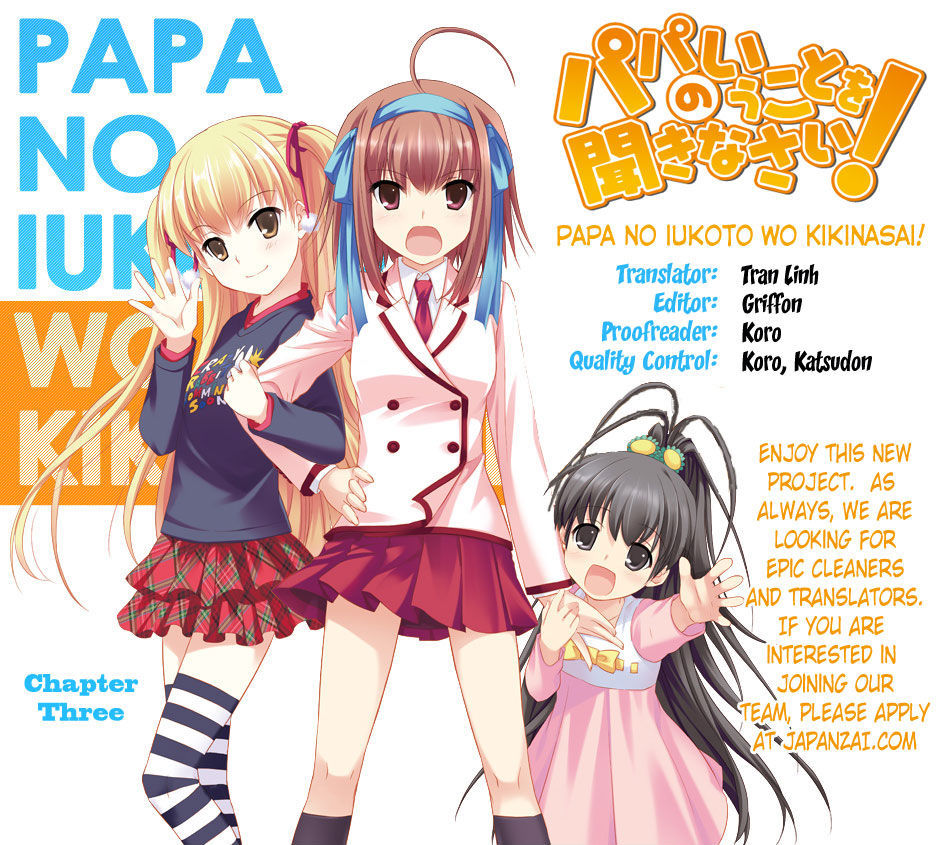 Papa No Iu Koto O Kikinasai! - Chapter 3