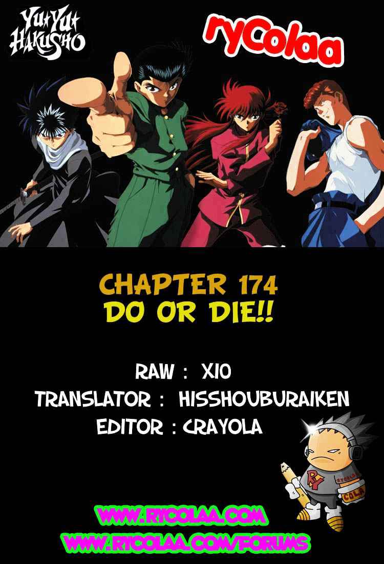 Yu Yu Hakusho - Chapter 174 : Do Or Die