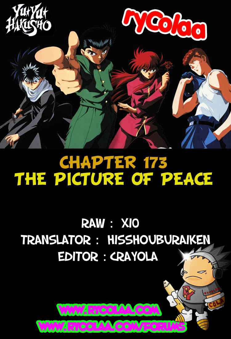 Yu Yu Hakusho - Chapter 173 : The Picture Of Peace