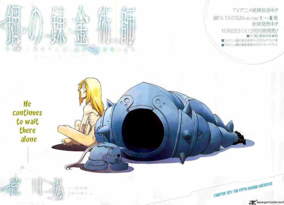 Fullmetal Alchemist - Vol.25 Chapter 101 : The Fifth Human Sacrifice