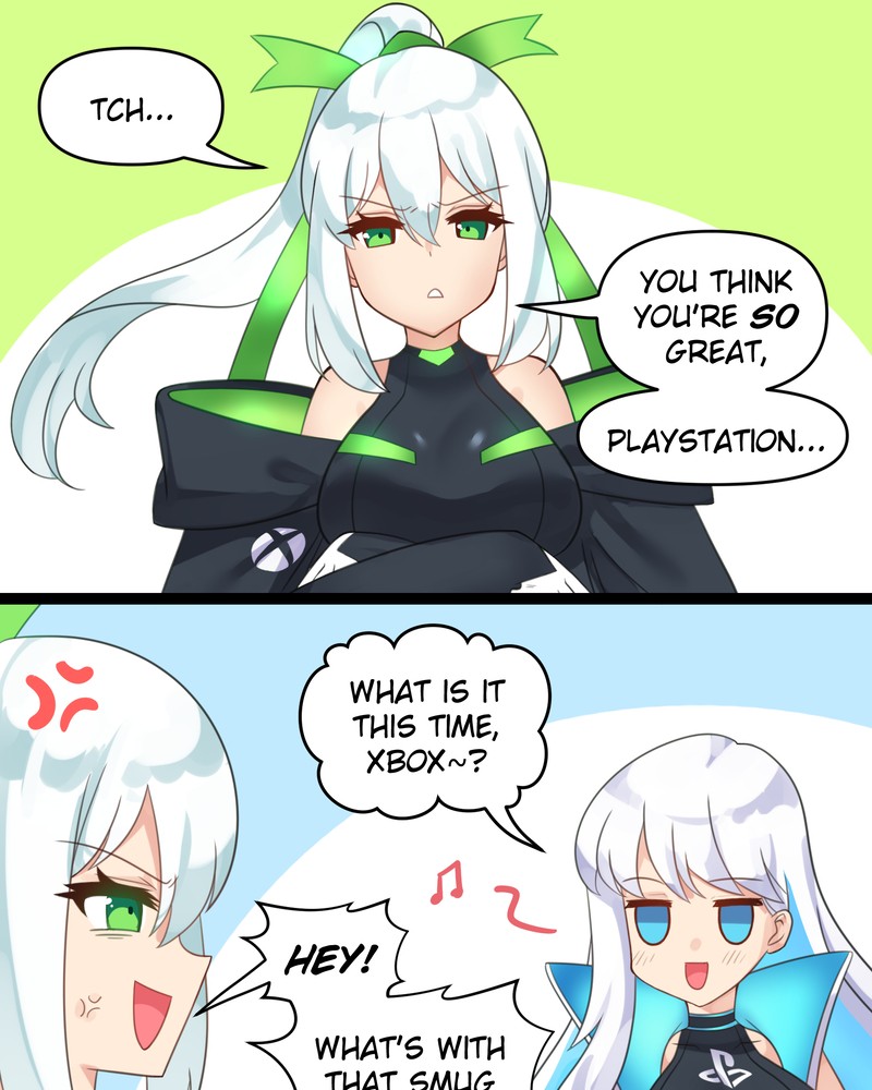 Meme Girls - Chapter 69: Xbox-Chan Uses Microsoft's Credit Card