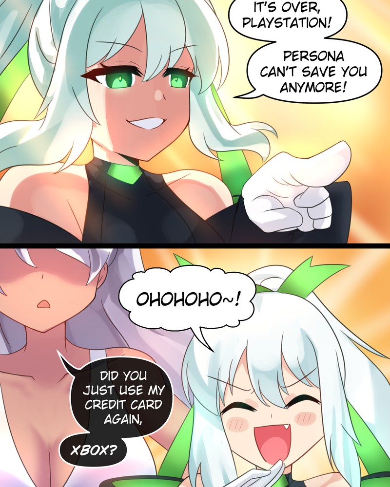 Meme Girls - Chapter 69: Xbox-Chan Uses Microsoft's Credit Card