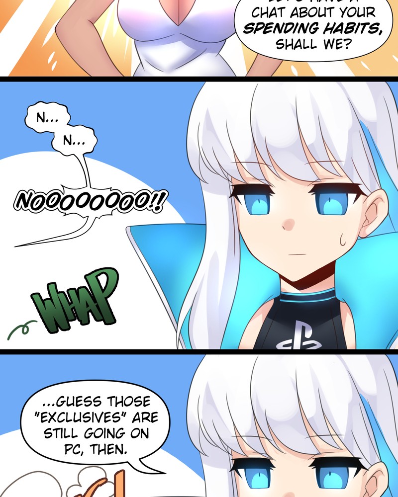 Meme Girls - Chapter 69: Xbox-Chan Uses Microsoft's Credit Card