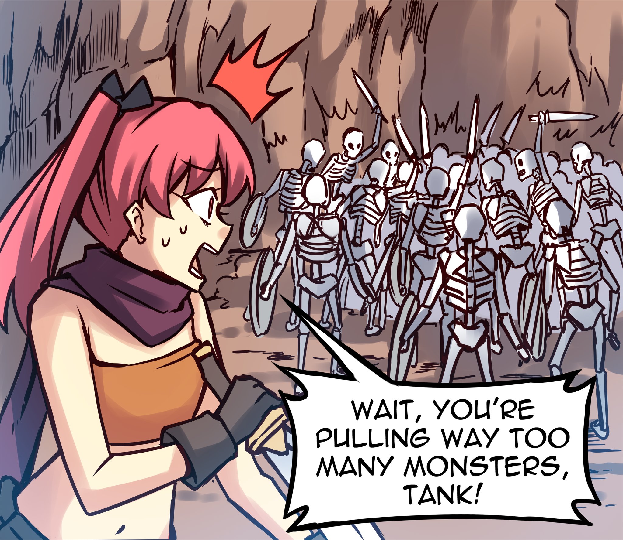 Meme Girls - Chapter 43.3: Mmo Tank (Art By Peach)