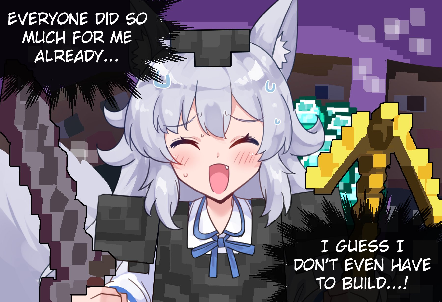 Meme Girls - Chapter 63.5: Wolf Girl Lumi Tries Minecraft!