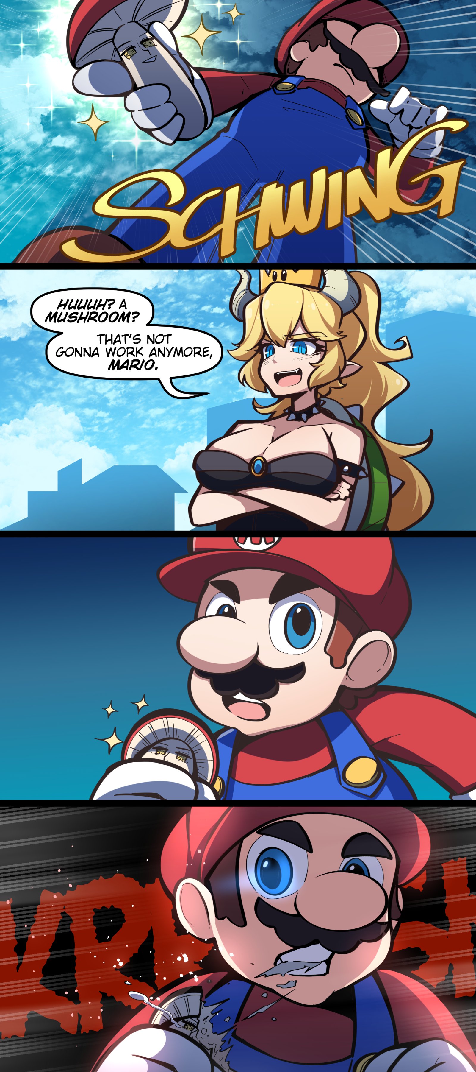 Meme Girls - Chapter 67.1: Mario Vs. Bowsette