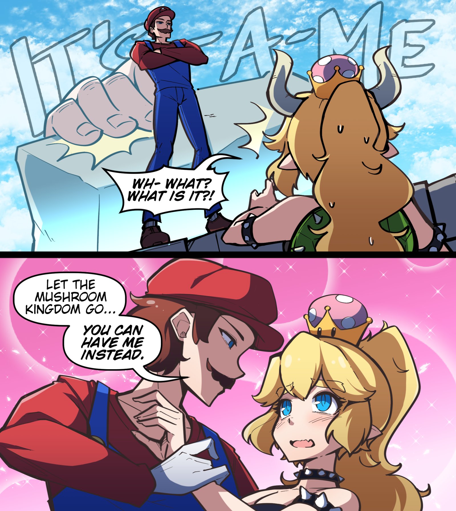 Meme Girls - Chapter 67.1: Mario Vs. Bowsette