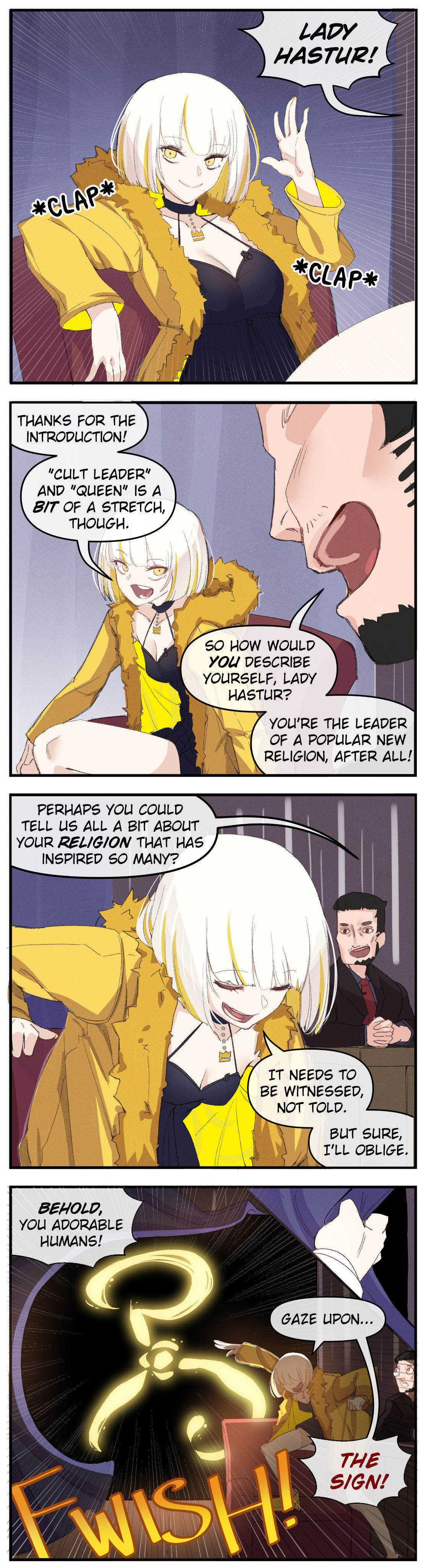 Meme Girls - Chapter 66.1: The Queen In Yellow (Art By At2.)