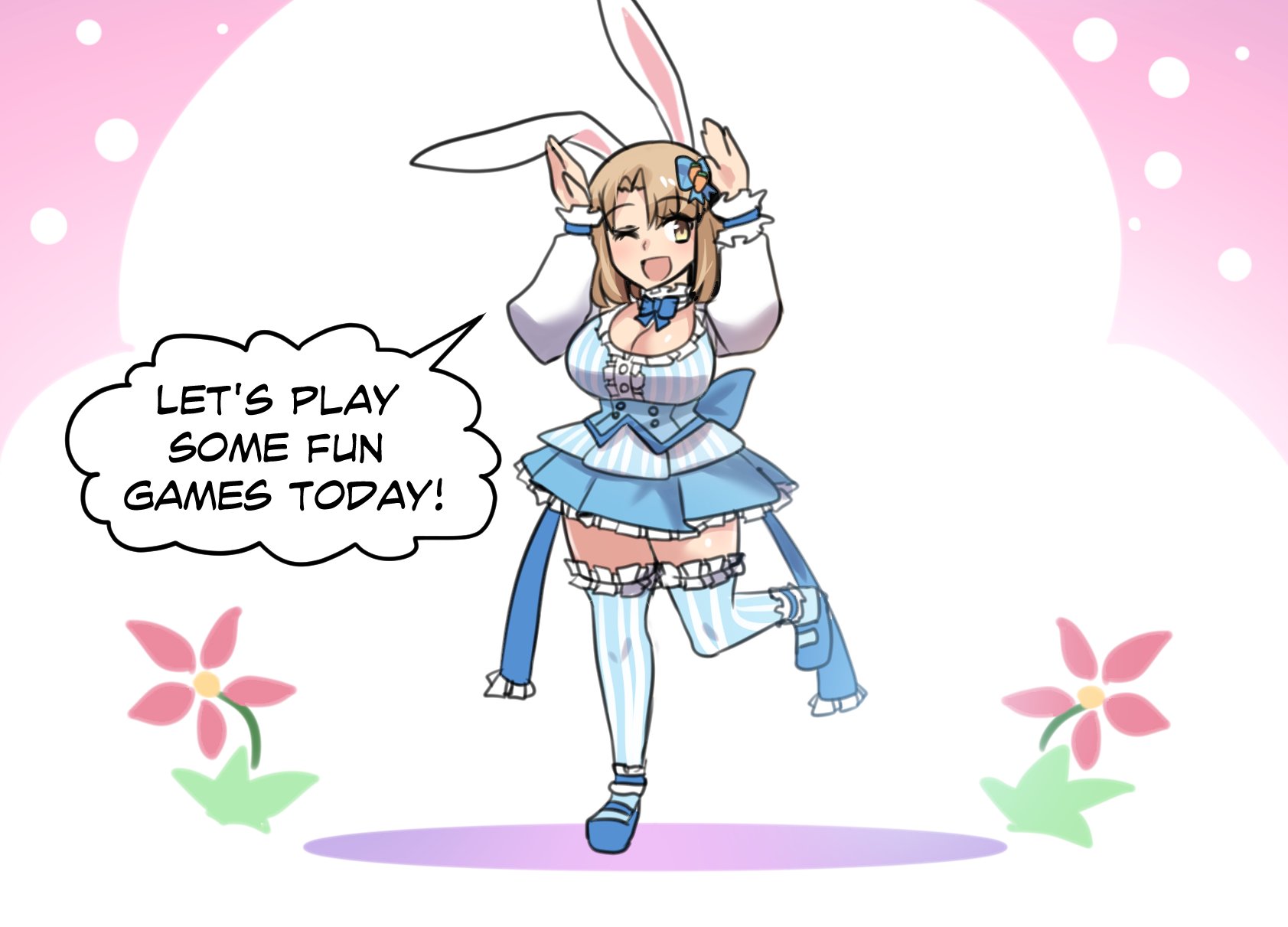 Meme Girls - Chapter 58.1: Being A Vtuber With Bunny_Gif