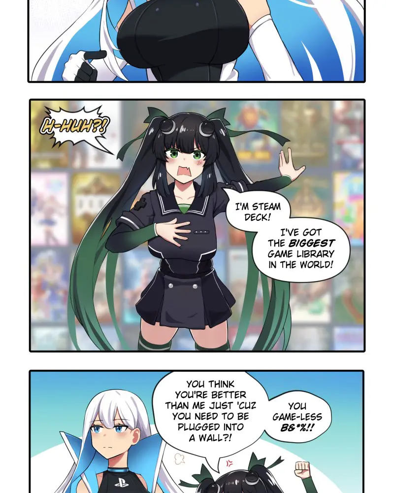 Meme Girls - Vol.2 Chapter 285: Steam Deck Vs. Ps5