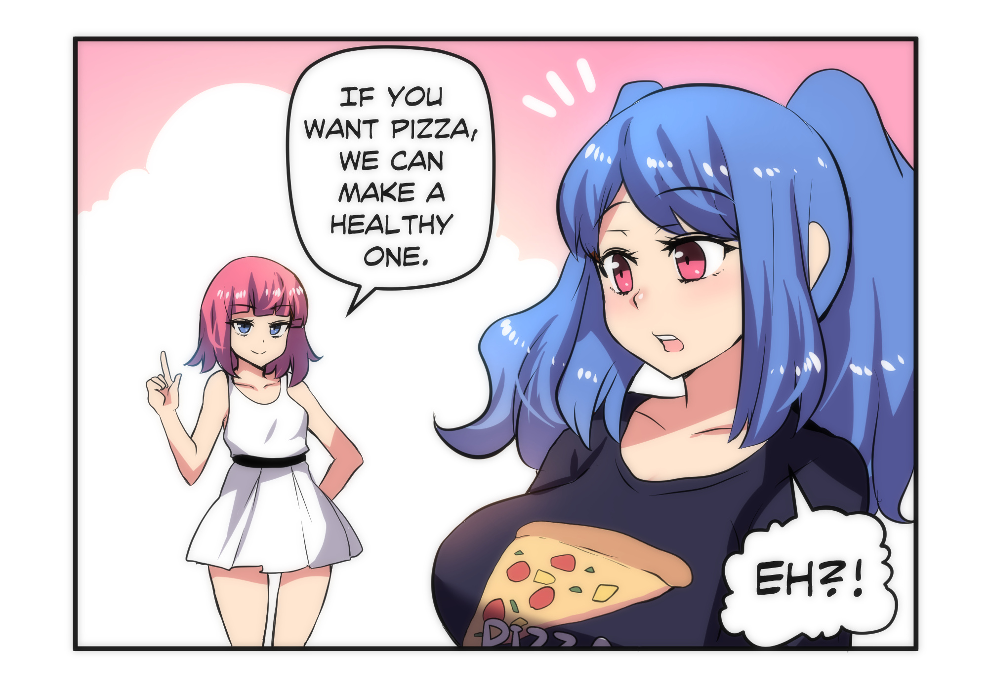 Meme Girls - Chapter 23.5: Healthy Pizza