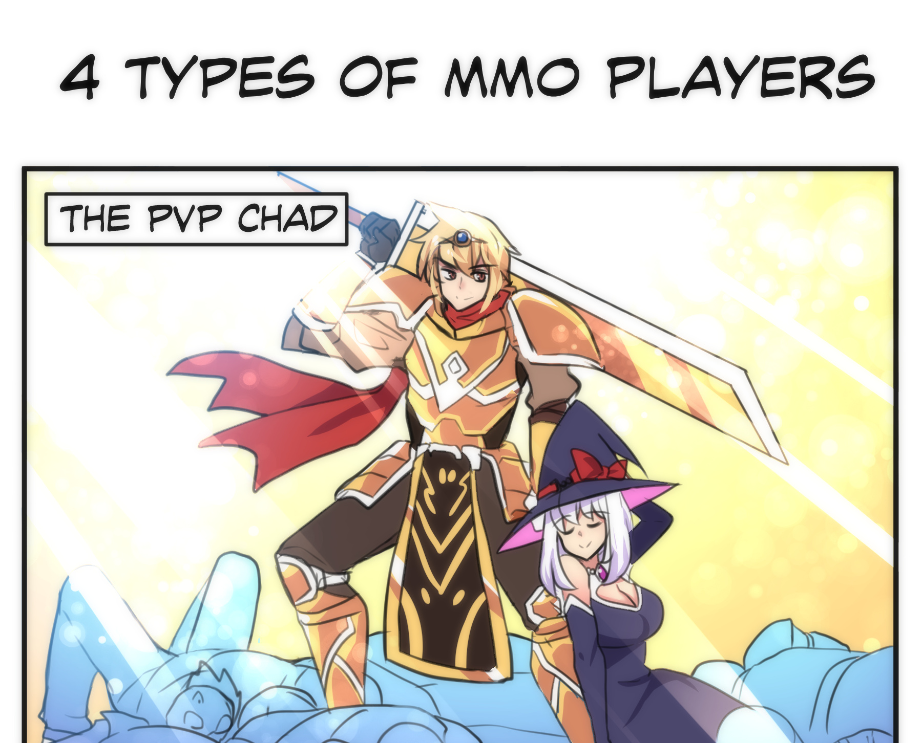 Meme Girls - Chapter 38.2: 4 Types Of Mmo Players