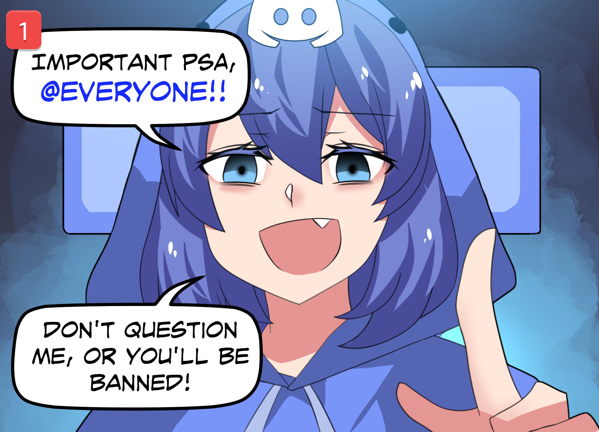 Meme Girls - Chapter 77.4: Discord-Chan @Everyone