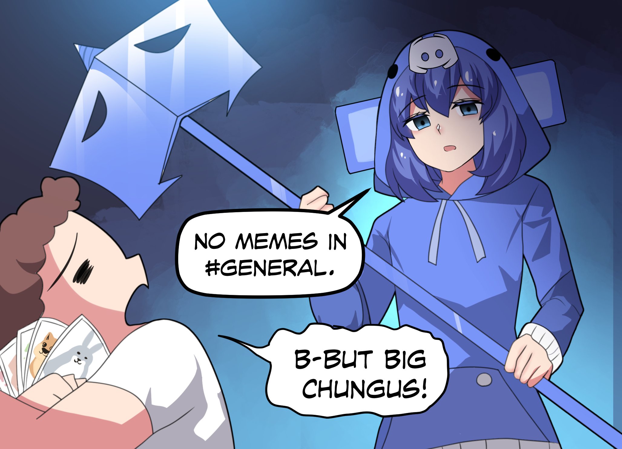 Meme Girls - Chapter 77.4: Discord-Chan @Everyone