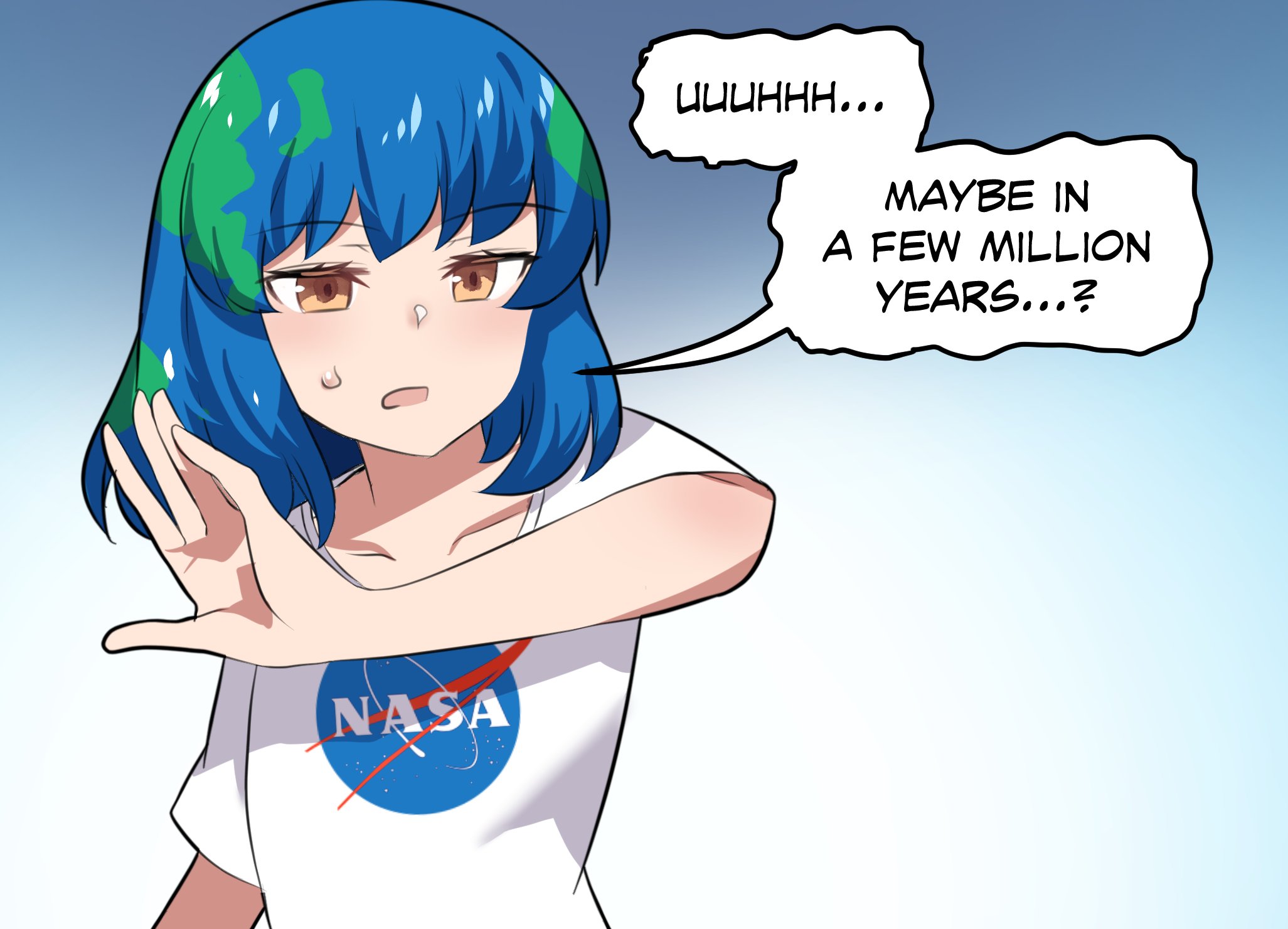 Meme Girls - Chapter 81.1: Earth Chan &Amp; The Sun