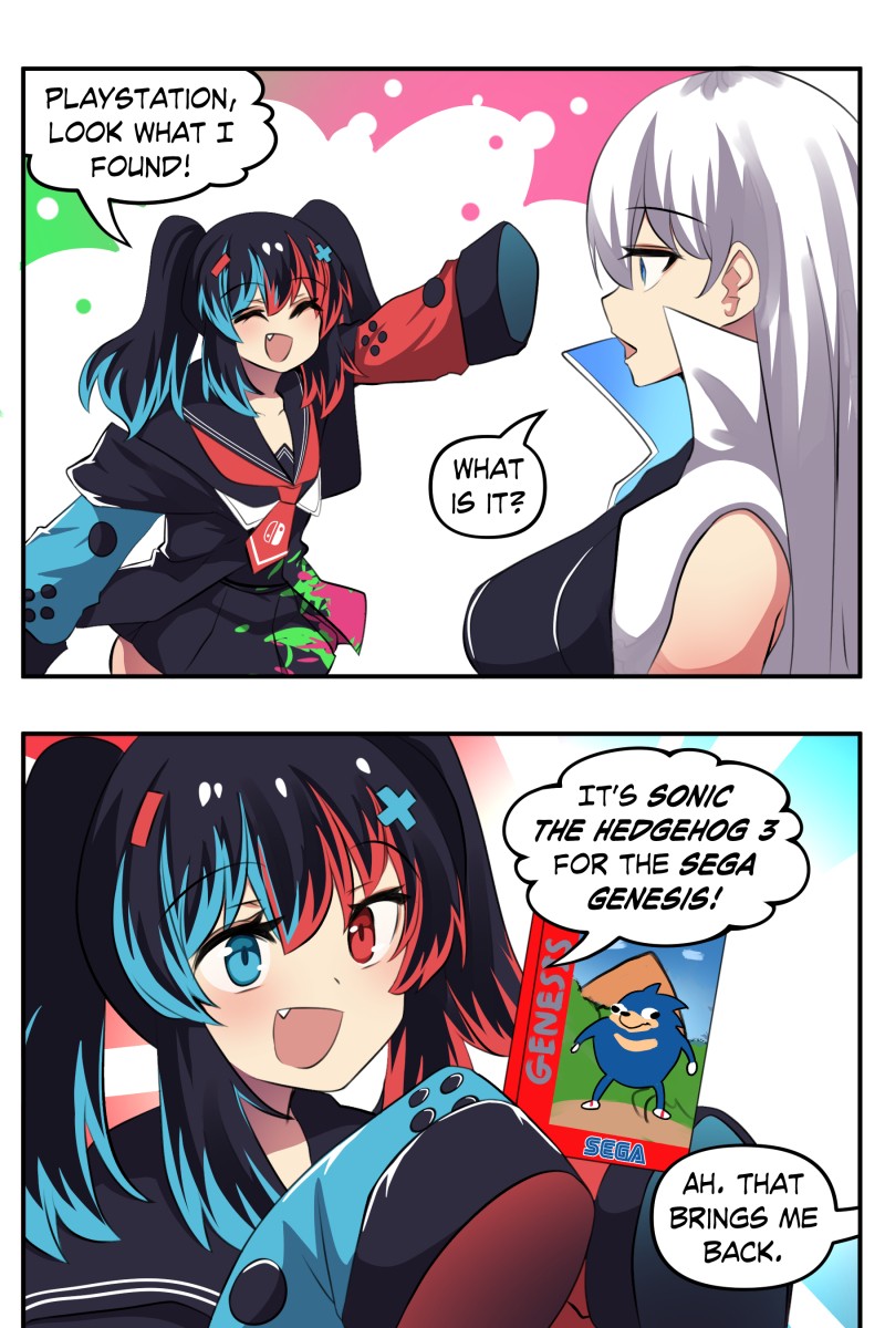 Meme Girls - Chapter 184: Console Girls: "What Happened To Sega?"