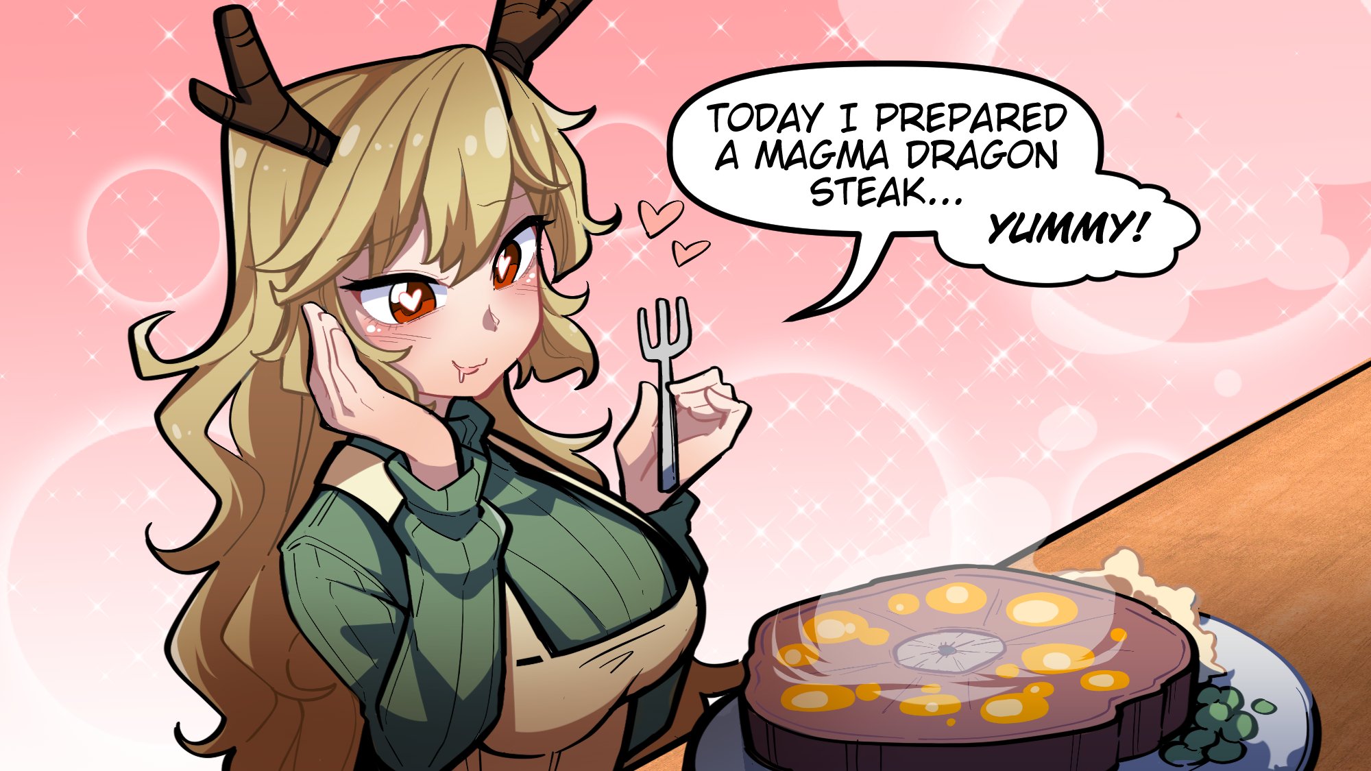 Meme Girls - Chapter 66.2: Welcome To The Dragon Cooking Show! (Art By Carillus)