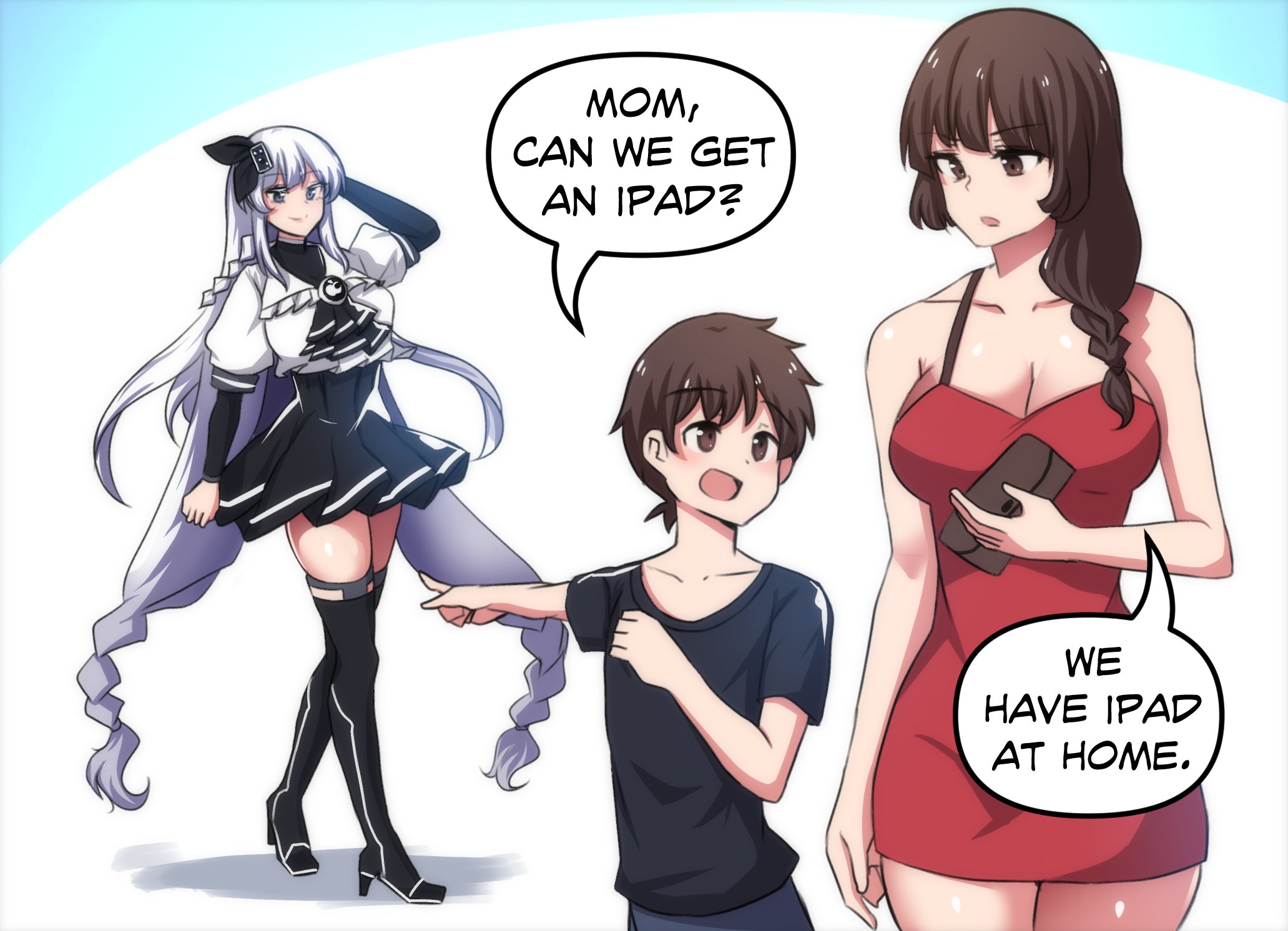 Meme Girls - Chapter 104.5: We Have Ipad-Chan At Home...