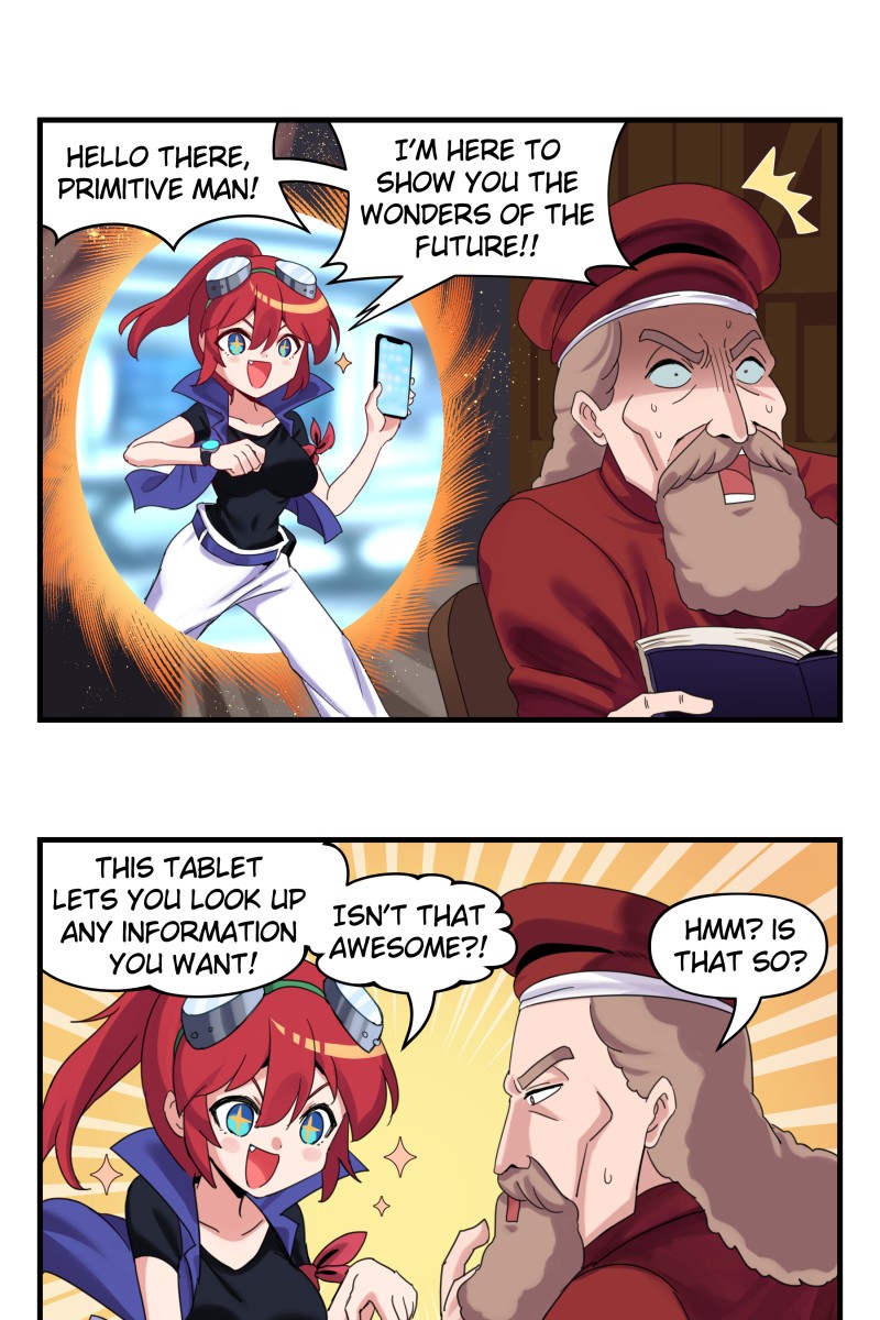 Meme Girls - Chapter 187: The Time Traveler And The Bookwheel