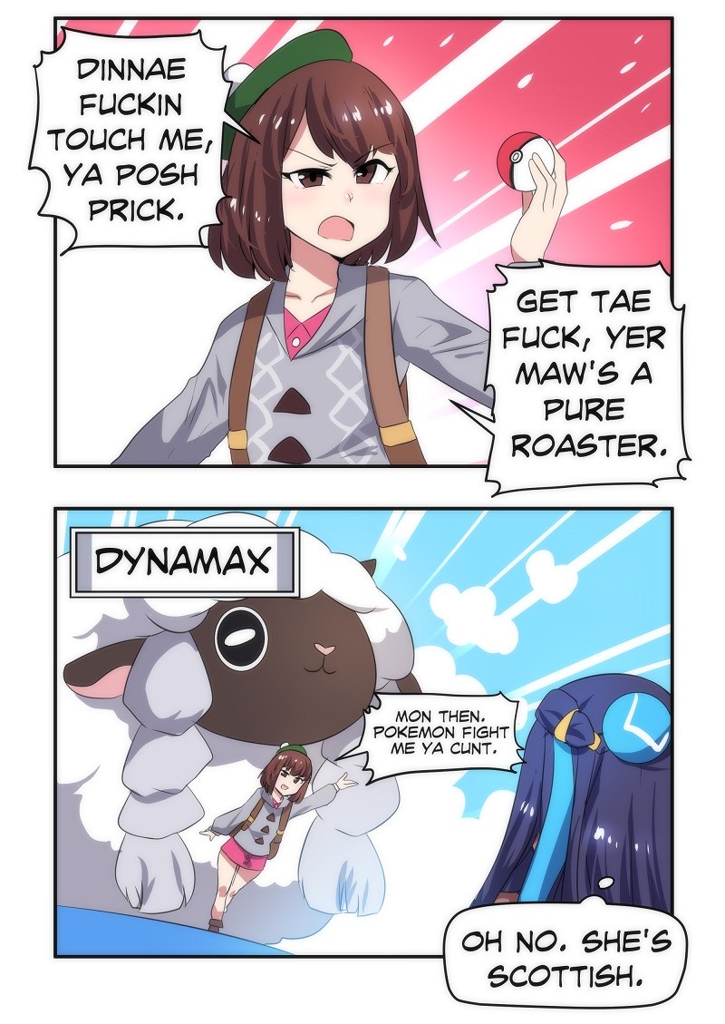 Meme Girls - Chapter 14: Nessa Meets The Scottish Trainer