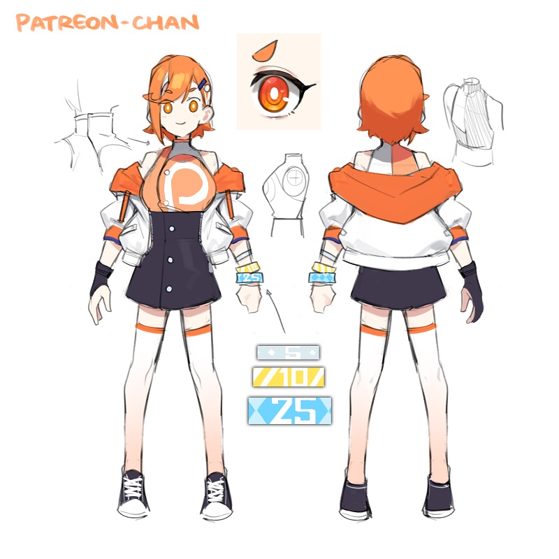 Meme Girls - Vol.2 Chapter 250: Patreon-Chan's New Logo