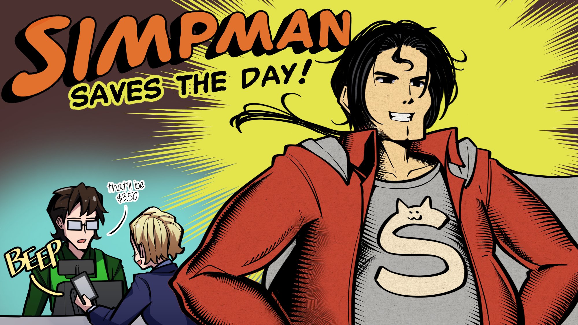 Meme Girls - Chapter 67.2: Simpman Saves The Day! (Art By Carillus)