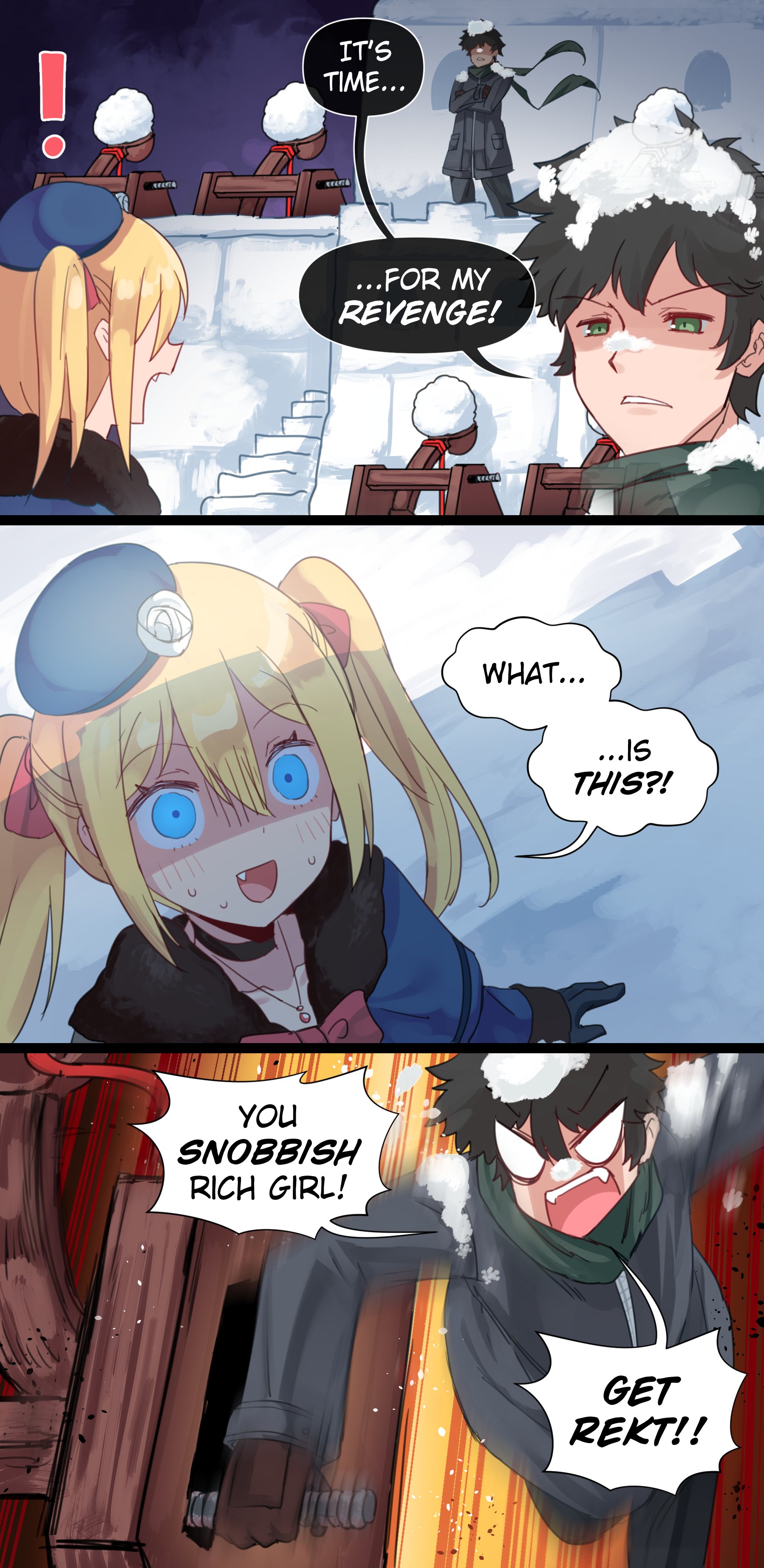 Meme Girls - Chapter 55.6: Snowball Fight (Art By Ermaowu)